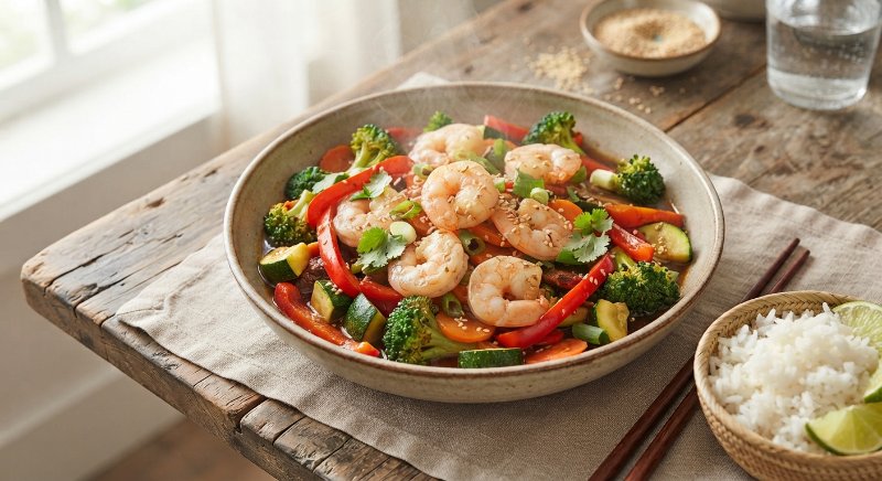 Tigrie krevety Teriyaki